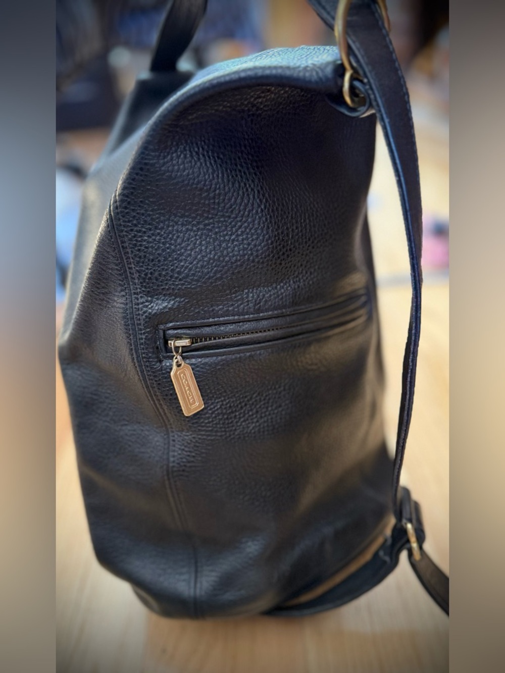 COACH Vintage Sonoma Flat Pack Sling Backpack Leather Convertible Crossbody 4944 - Picture 16 of 16